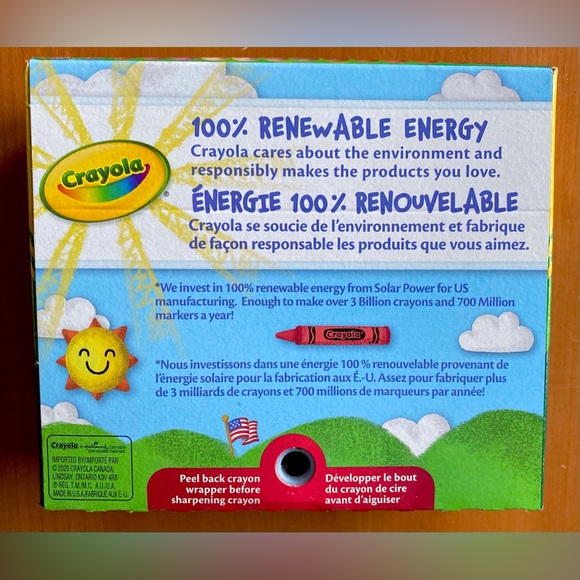 🖍Crayola Crayons & Sharpener-New - Picture 3 of 3